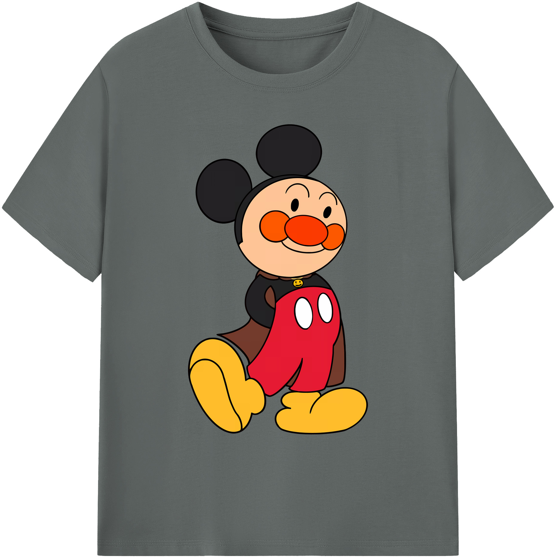 （画像用） アンパンマン Anpanman 綿100％ メンズ半袖Tシャツ｜肌触りやわらか＆通気性